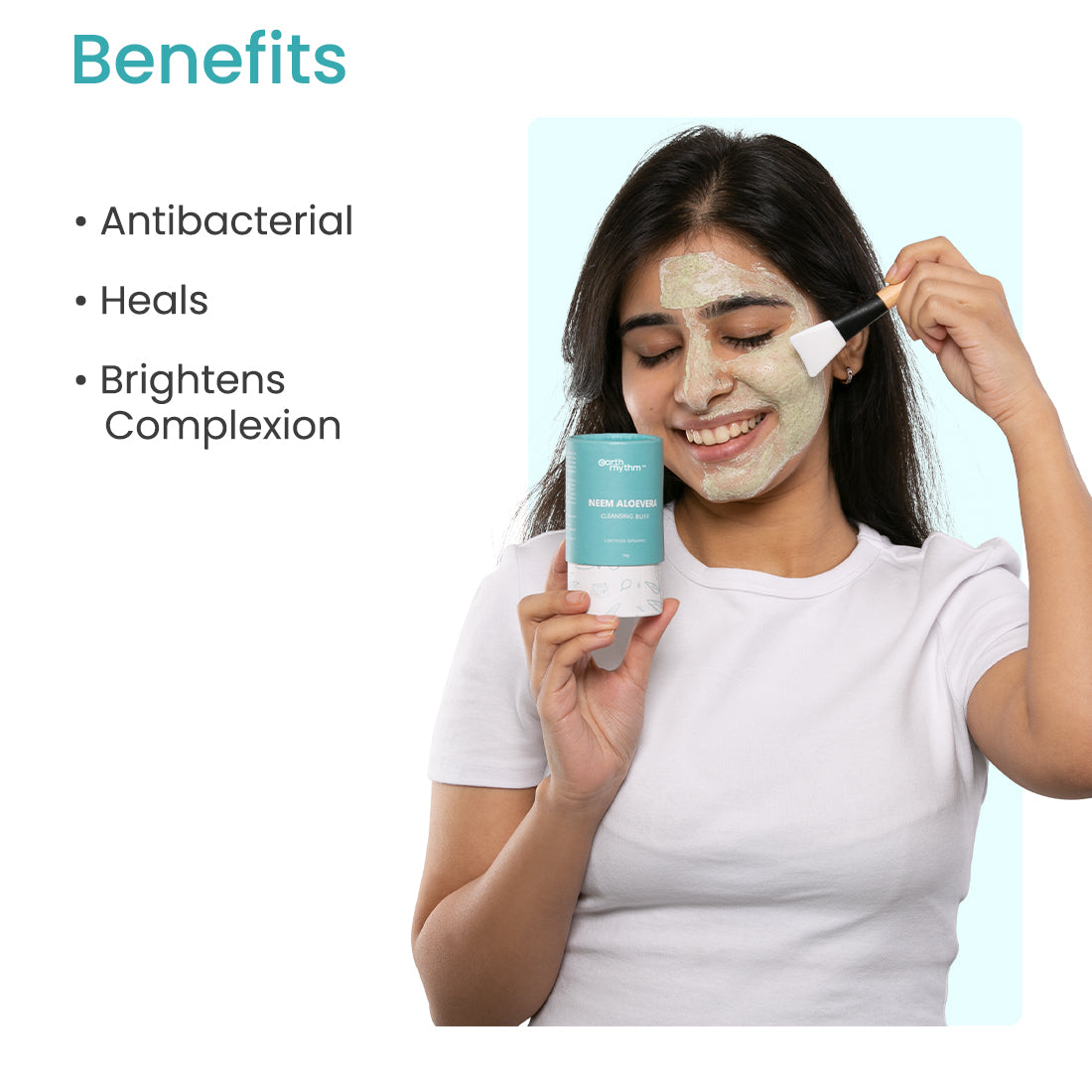NEEM & ALOEVERA POWDER CLEANSING BUFF 