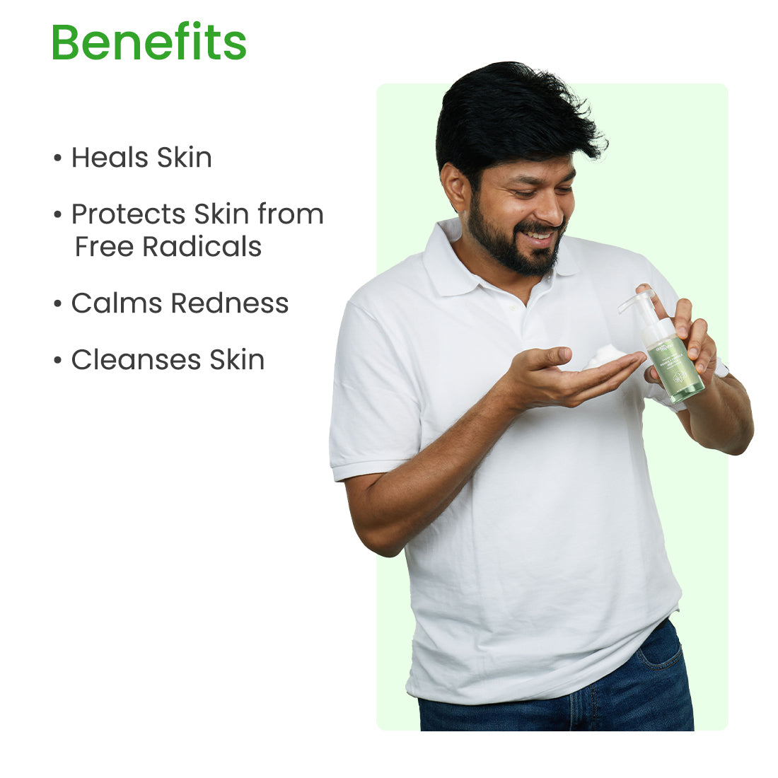 Bisabolol Cica Foaming Cleanser benefits