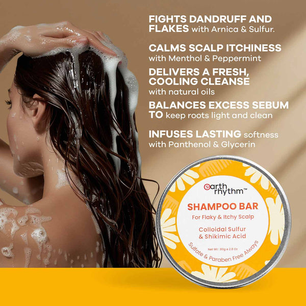 ANTI DANDRUFF SHAMPOO BAR - 80g