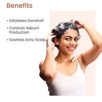 EXFOLIATING SHAMPOO BAR WITH 2% SALICYLIC ACID, WHITE WILLOW BARK & TOMATO FRUIT FERMENT