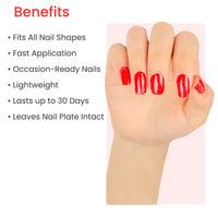 NAILED IT NAIL STICKERS SCARLET RED