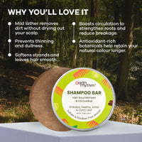 SHAMPOO BAR WITH SHIKAKAI, REETA, AMLA & CURRY LEAF - 80g