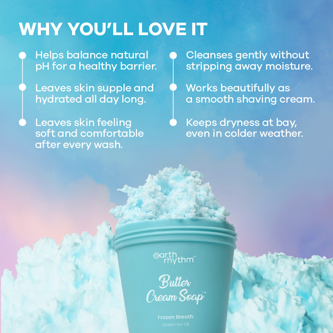 FROZEN BREATH BUTTER CREAM SOAP