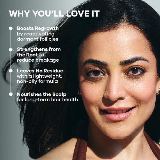 Hair Growth Serum with 3% Redensyl, 2% Anagain & Procapil. Visible Results in 3 Weeks