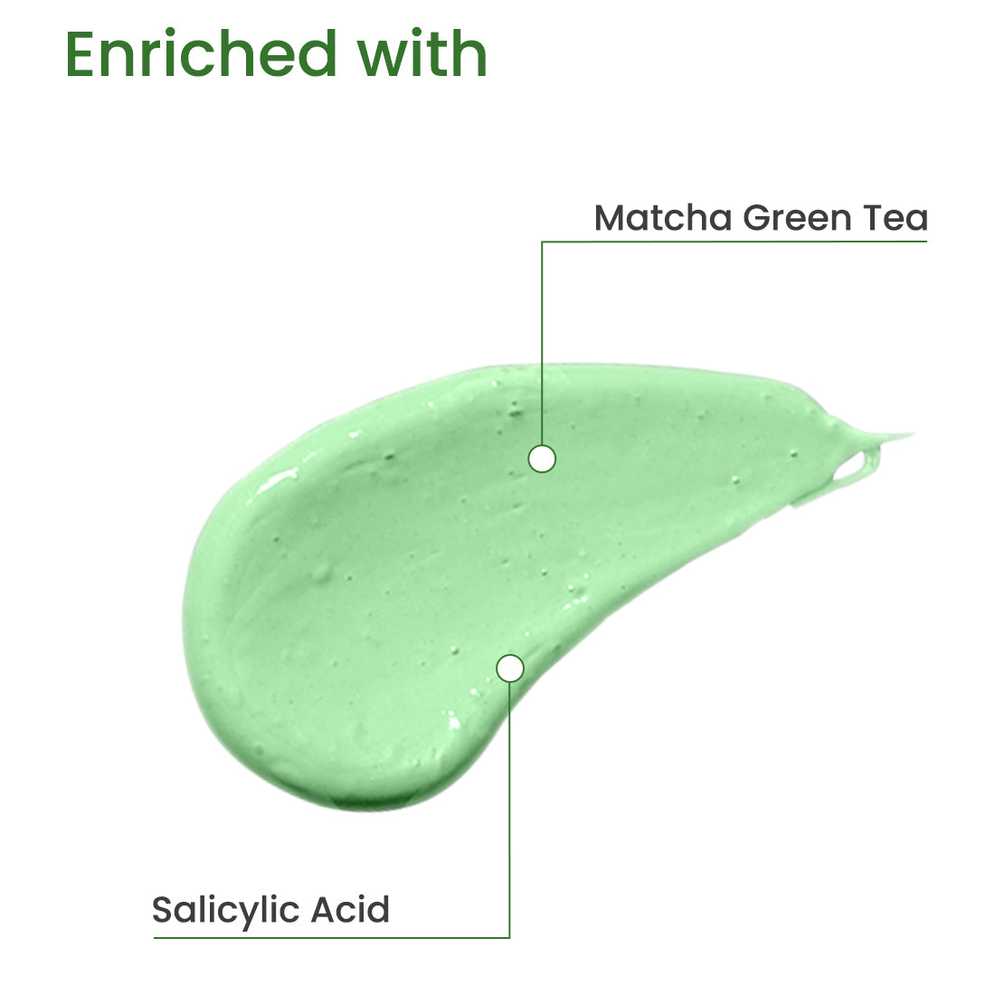 MATCHA GREEN TEA CLEANSING MASK WITH 2% SALICYLIC ACID