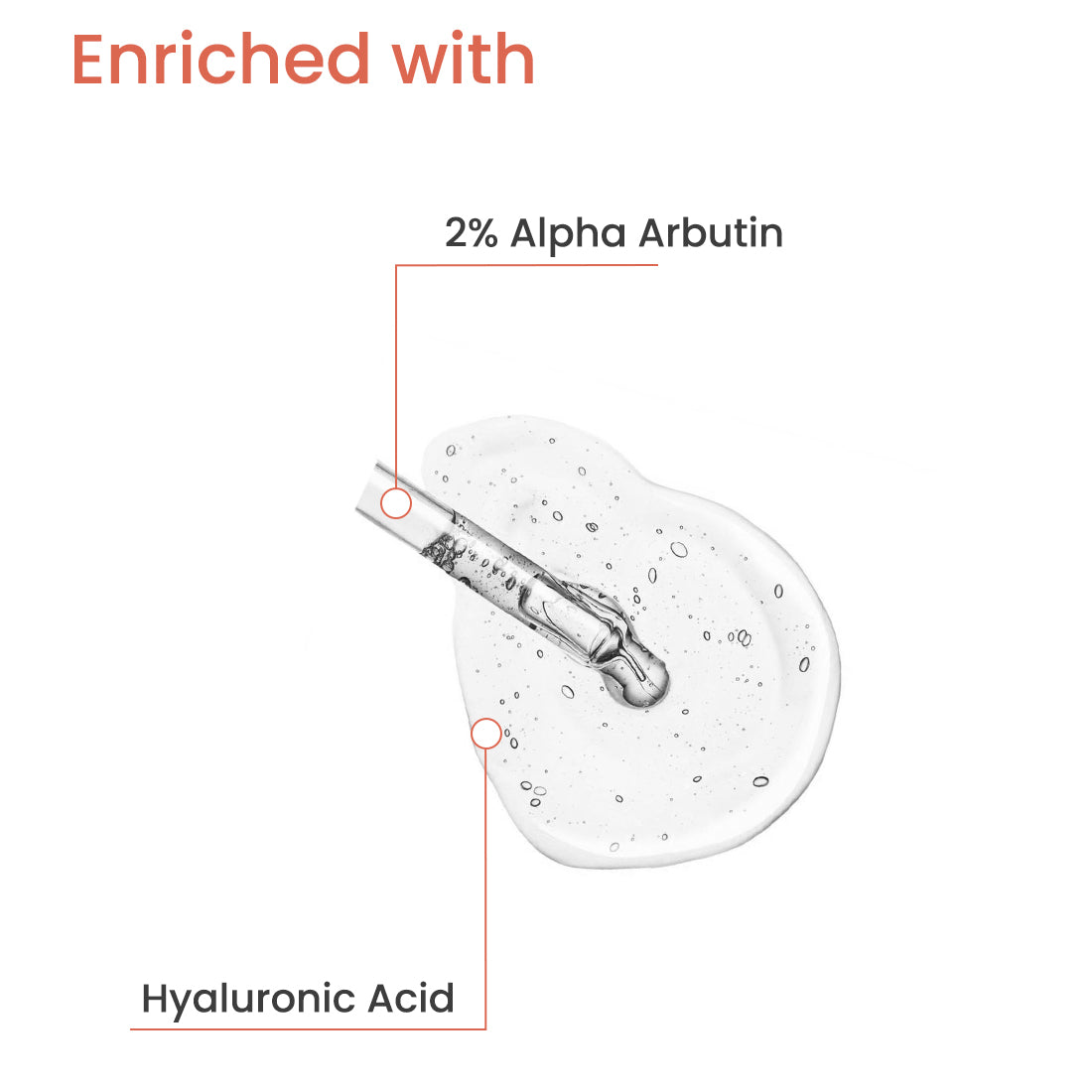 2% ALPHA ARBUTIN FACE SERUM WITH HYALURONIC ACID