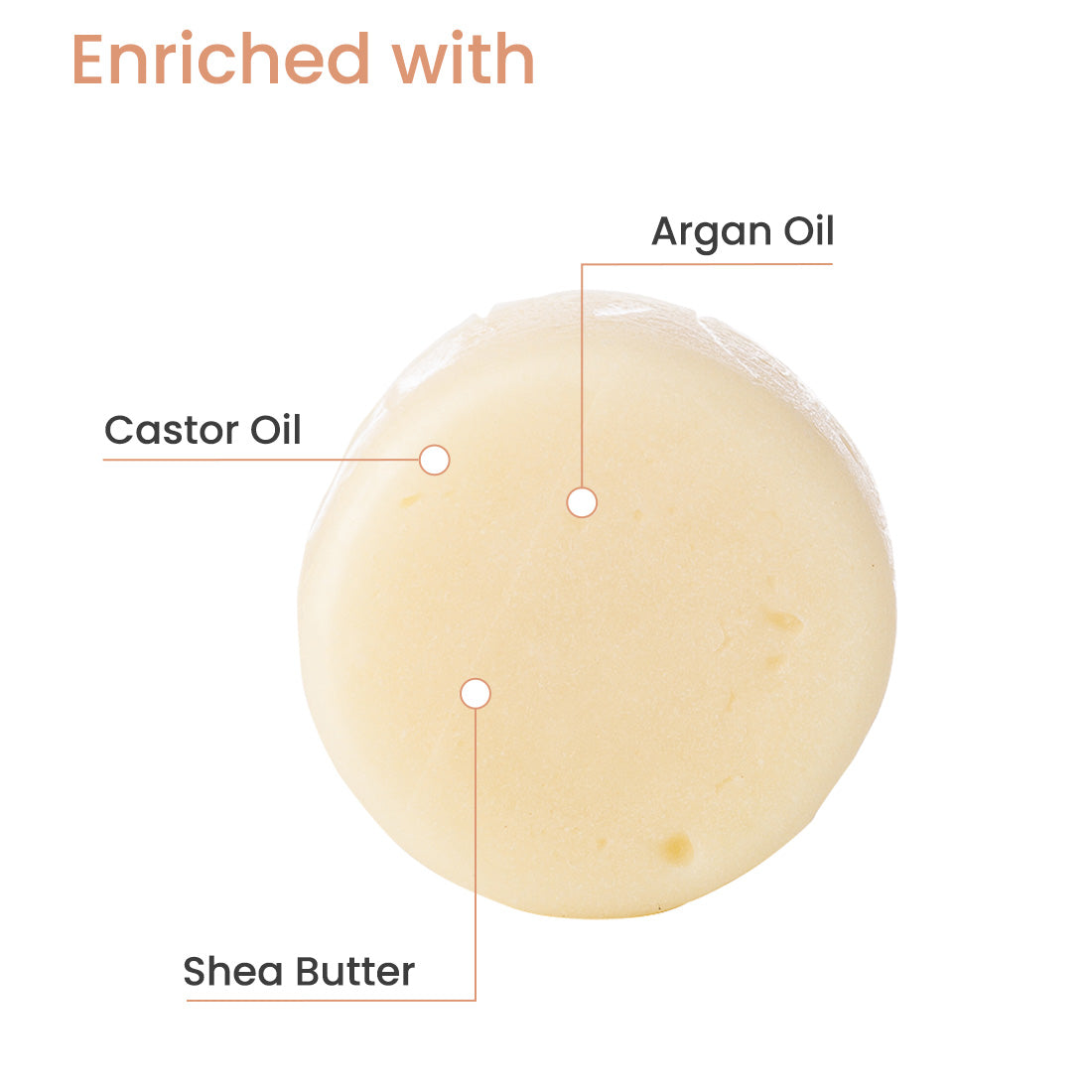 SOLID CONDITIONER BAR – ARGAN & BLACK CASTOR OIL