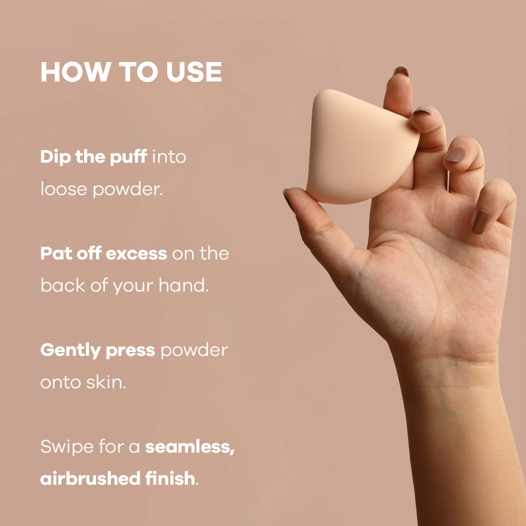 MAKEUP PUFF (TRIANGLE)