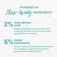 2% HA I  Aqua Fresh Cooling Underarm roll on I No Aluminium I No Paraben - 50g