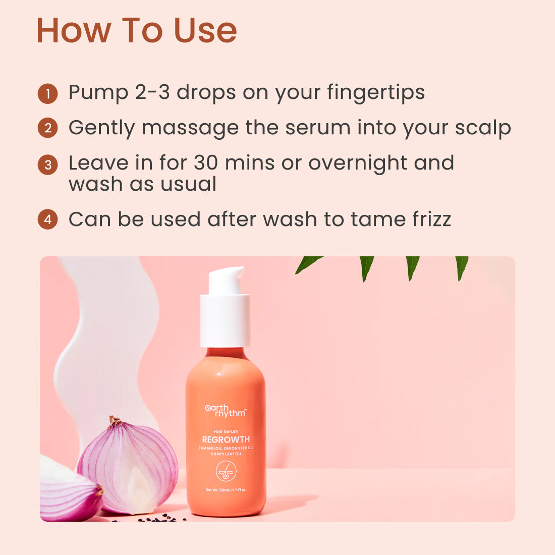 ONION, CURRY LEAF & TAMANU OIL HAIR SERUM
