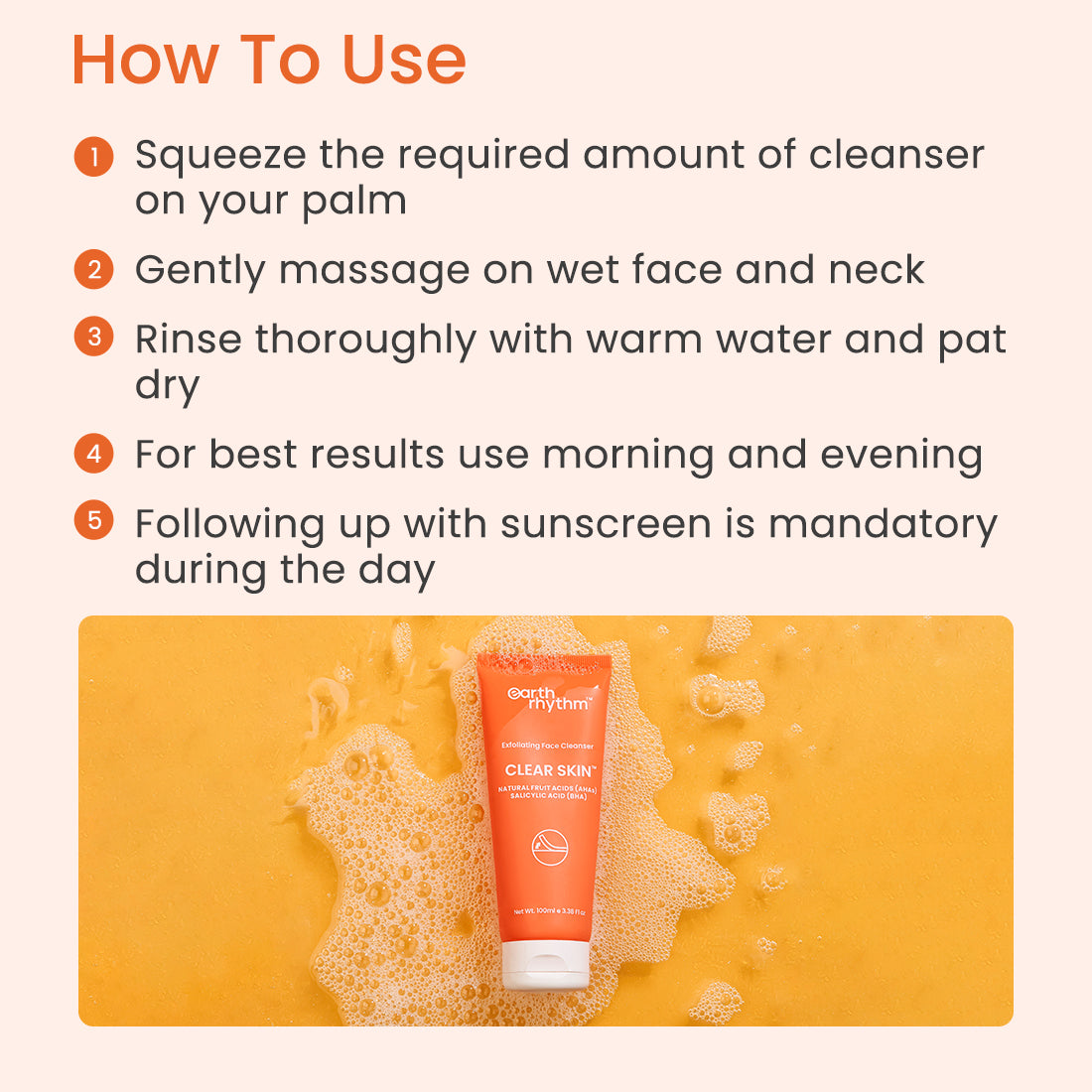 How to use aha bha face wash