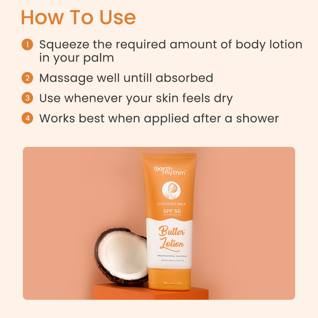 COCONUT MILK SPF-50 BUTTER BODY LOTION