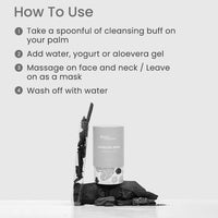 CHARCOAL NONI POWDER CLEANSING BUFF 