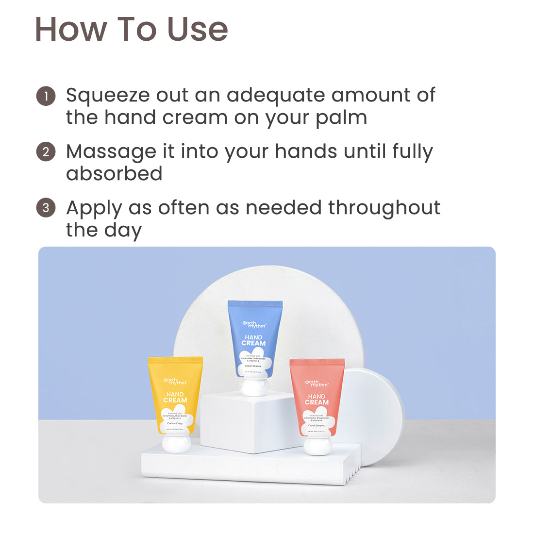 HAND CREAM GIFT SET PACK OF 3 - 100g