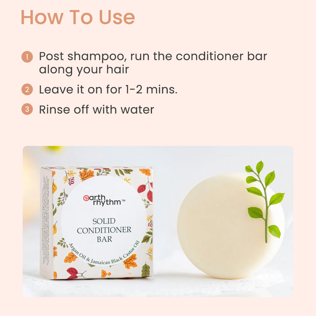 SOLID CONDITIONER BAR – ARGAN & BLACK CASTOR OIL