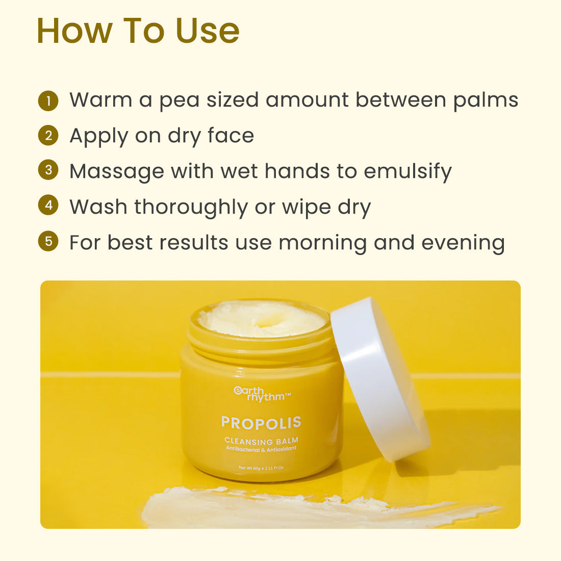 CLEANSING BALM WITH PROPOLIS