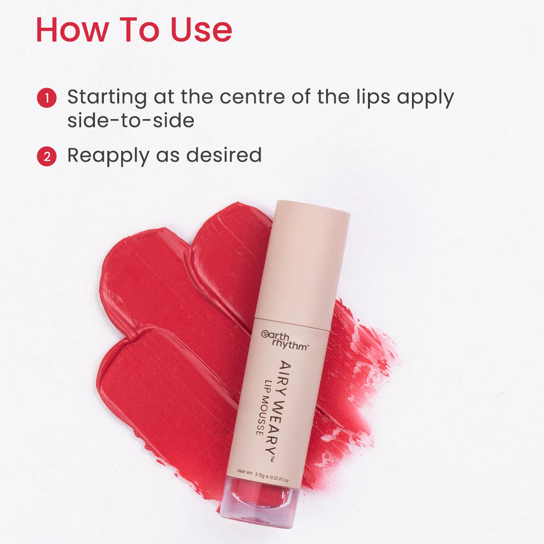 AIRY WEARY LIP MOUSSE TINT (MOLIC)