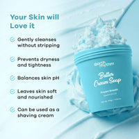 FROZEN BREATH BUTTER CREAM SOAP - 160 gm