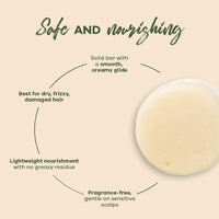 SOLID CONDITIONER BAR – ARGAN & BLACK CASTOR OIL - 80g