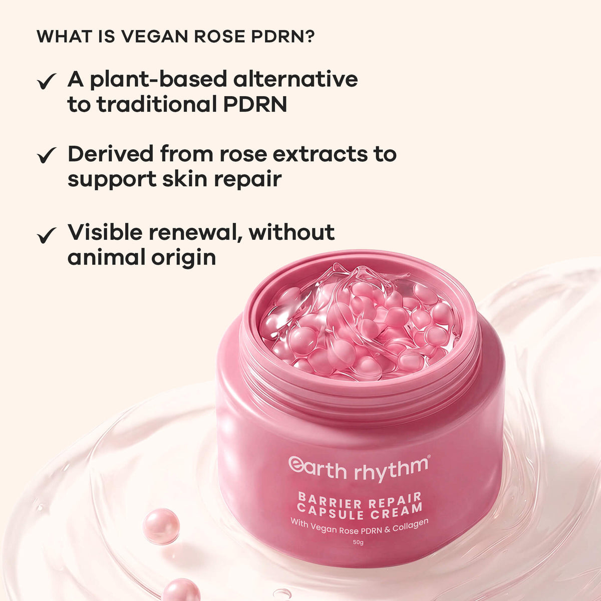 Rose PDRN Collagen Barrier Repair Capsule Cream