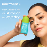 2% HA I  Aqua Fresh Cooling Underarm roll on I No Aluminium I No Paraben - 50g