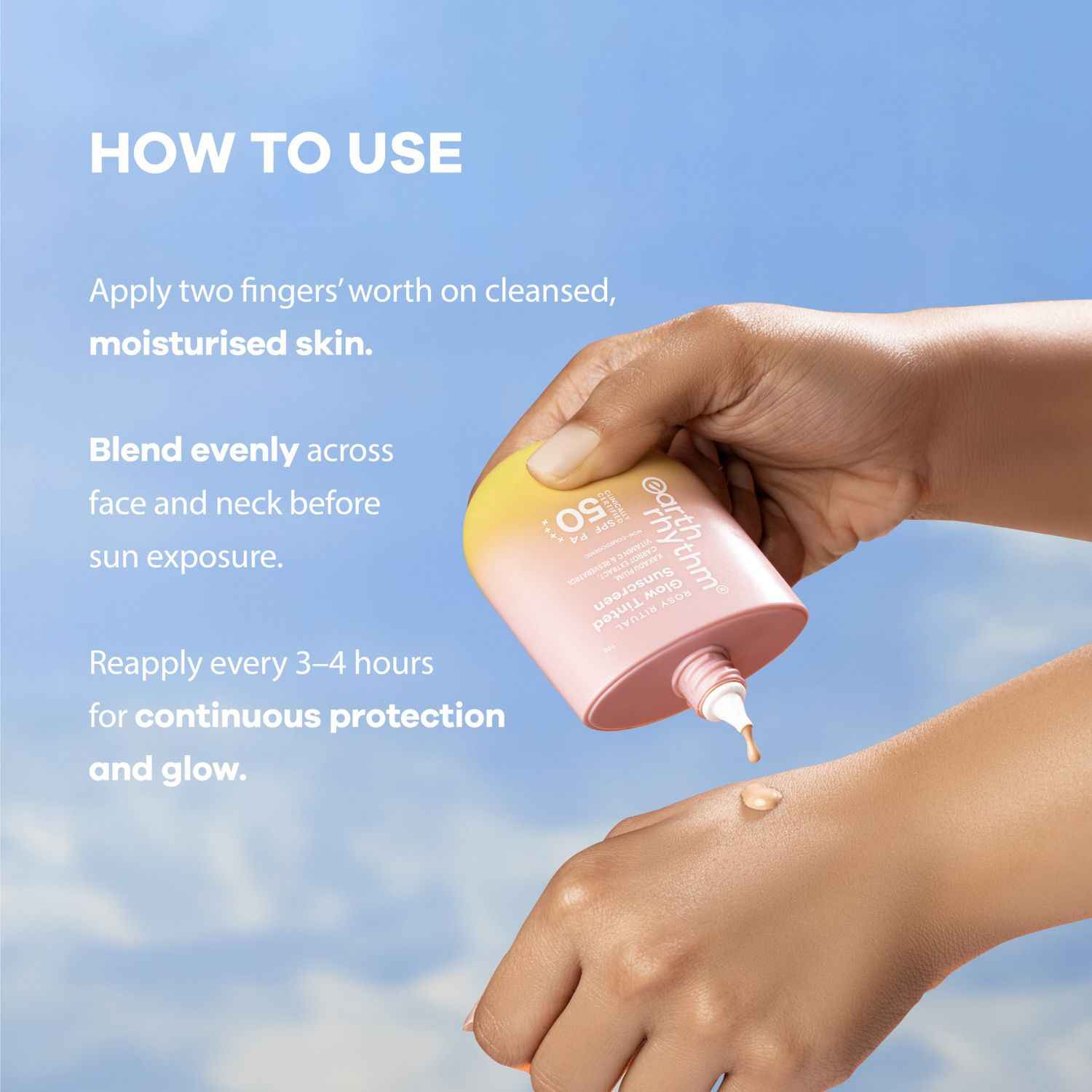 Rosy Ritual Glow Tinted Sunscreen SPF 50 PA ++++ with Vitamin C,No Oxybenzone - 50gm