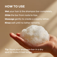 SHAMPOO BAR WITH SHIKAKAI, REETA, AMLA & CURRY LEAF - 80g