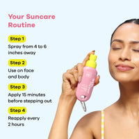 Rosy Ritual Glow Sunspray SPF 50 PA ++++ 100ml