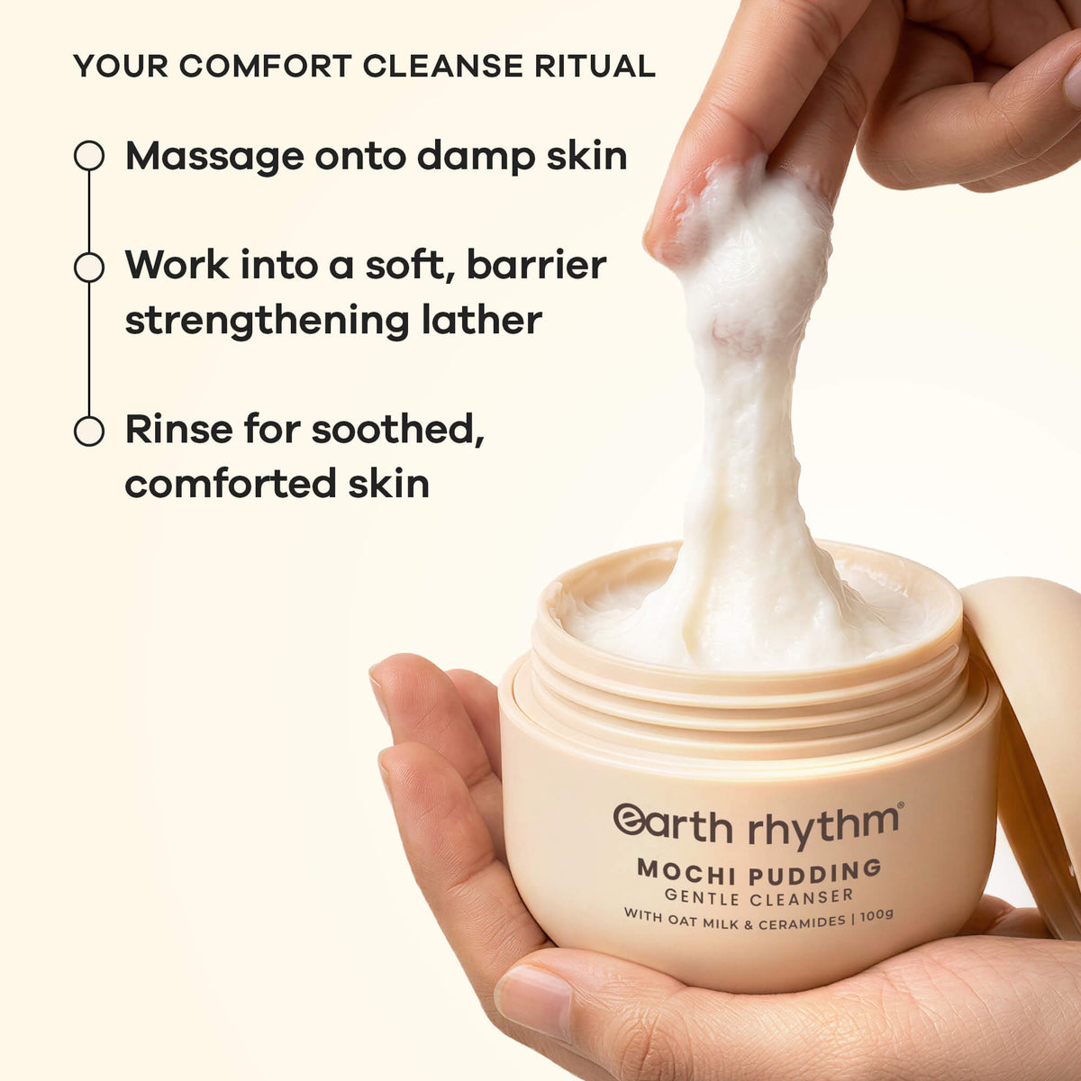 Oats Mochi Cleanser - Barrier Repair with Ceramides 100g