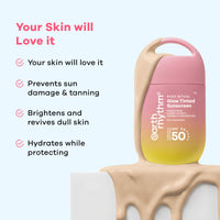 Rosy Ritual Glow Tinted Sunscreen SPF 50 PA ++++ with Vitamin C,No Oxybenzone - 50gm