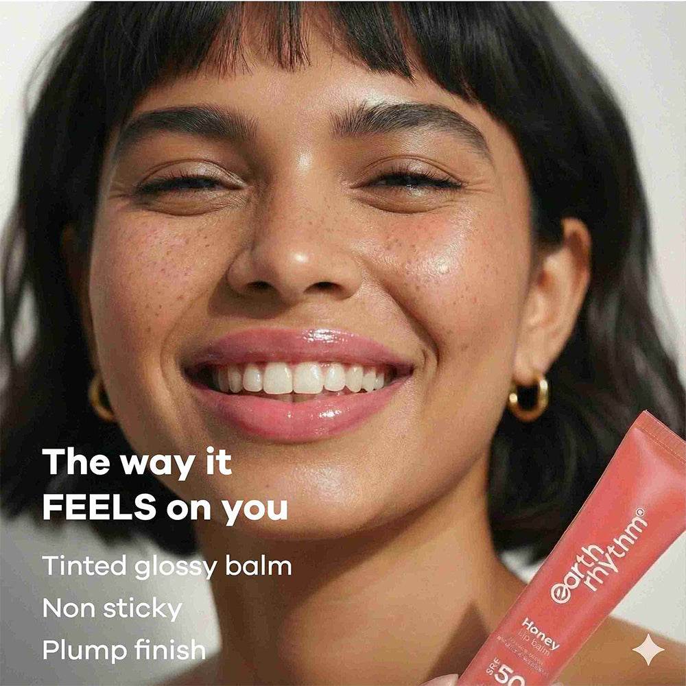 Honey Lip Balm SPF 50 Brightens Lips with Propolis,Peptides & Kojic Acid- 10 gm