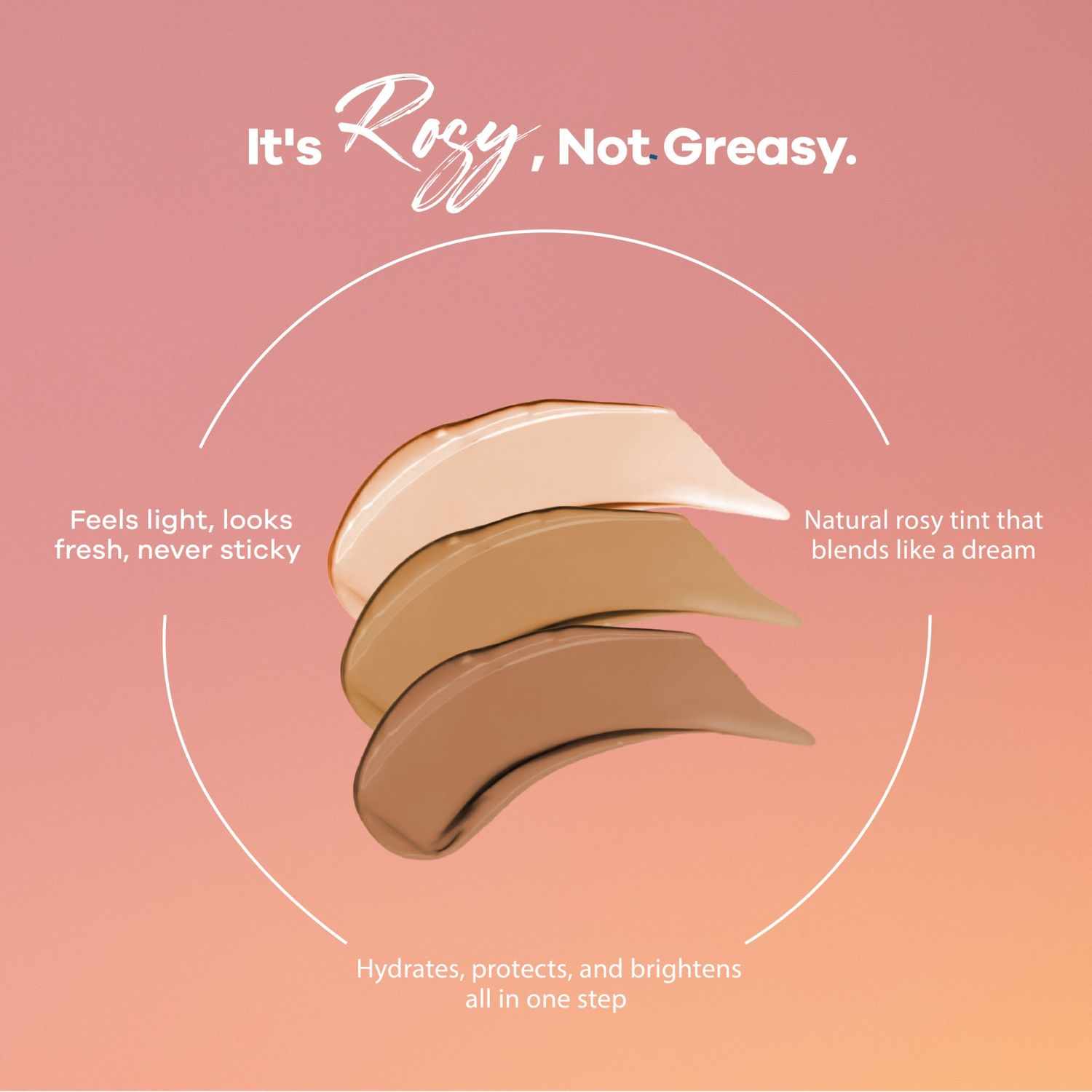 Rosy Ritual Glow Tinted Sunscreen SPF 50 PA ++++ with Vitamin C,No Oxybenzone - 50gm