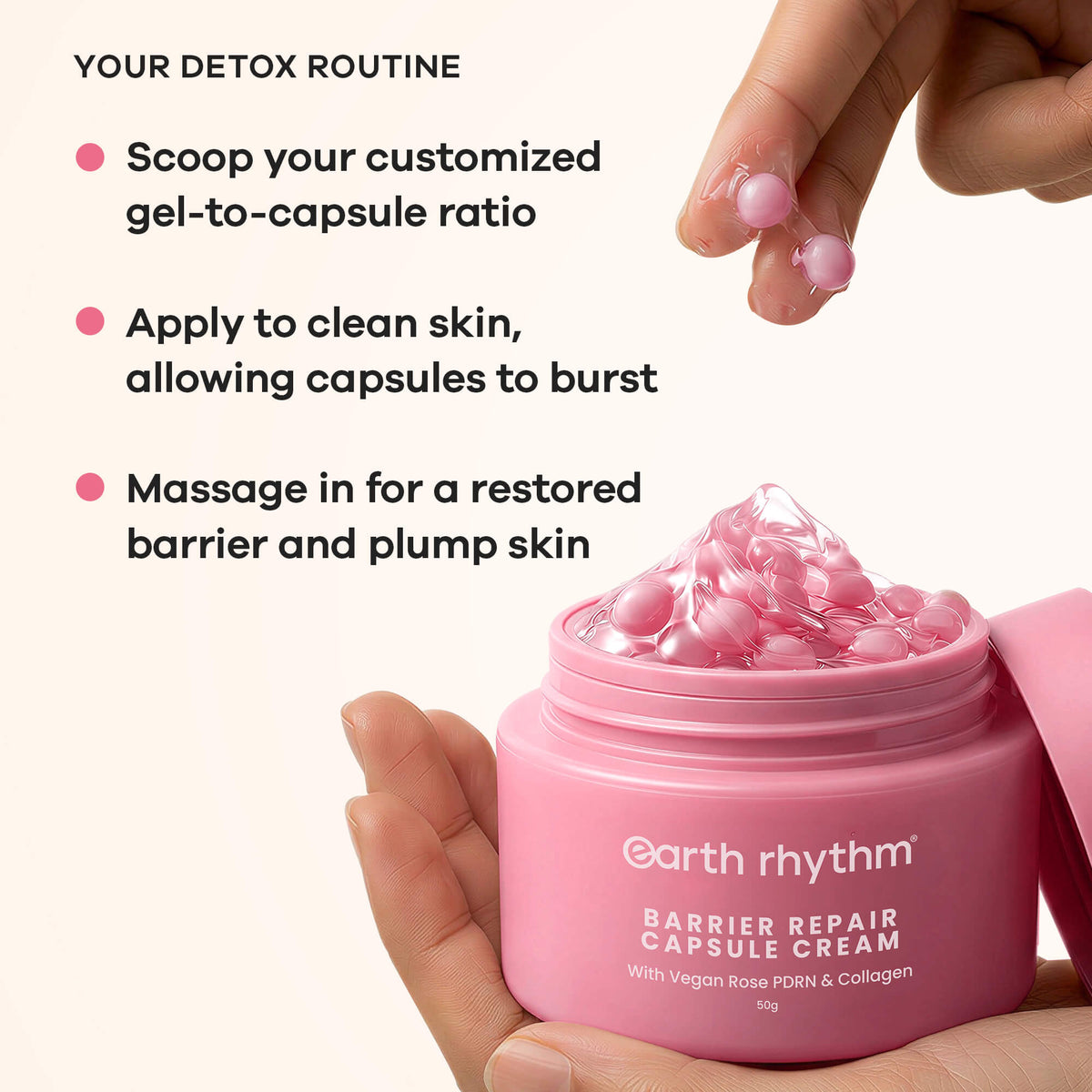 Rose PDRN Collagen Barrier Repair Capsule Cream