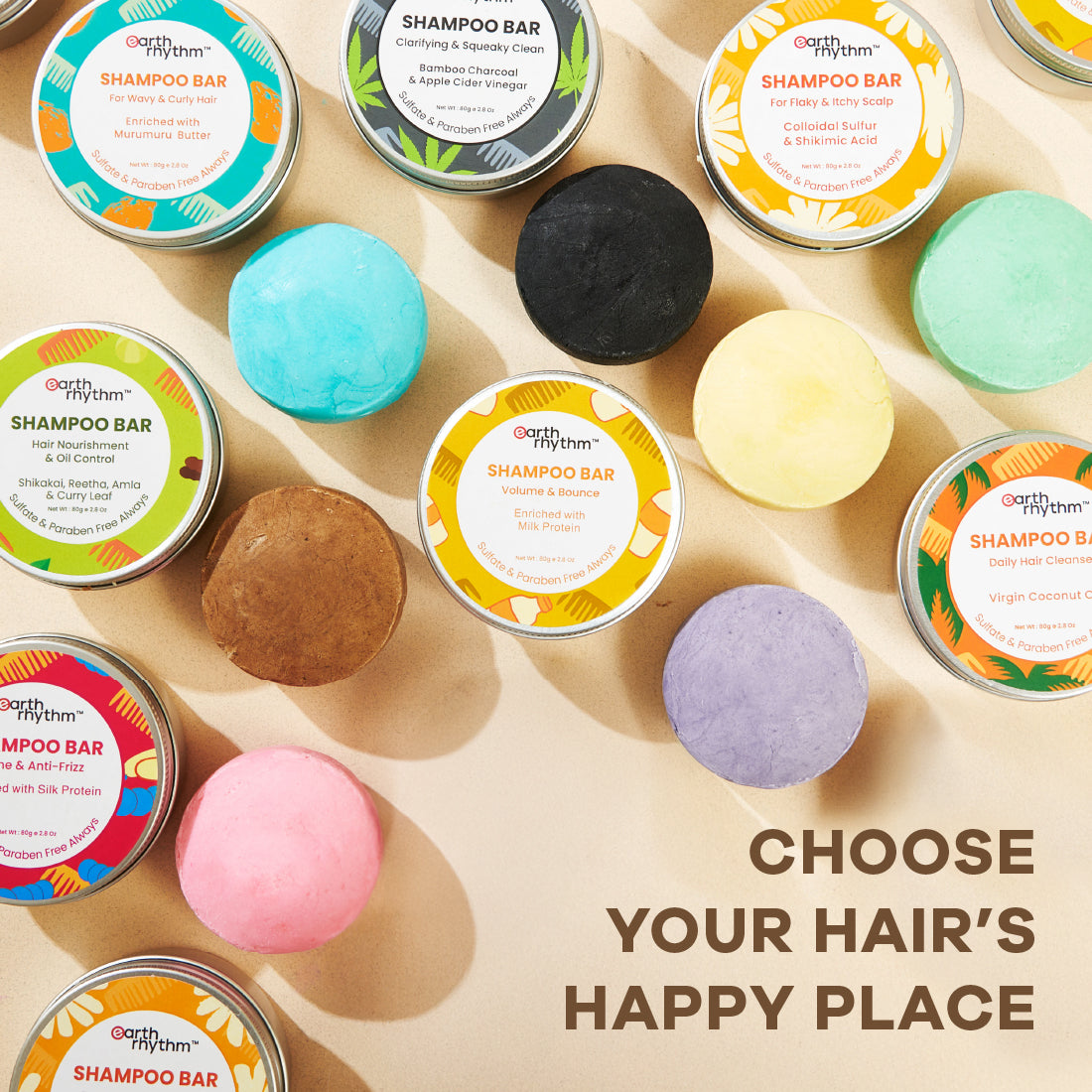 SHAMPOO BAR WITH SHIKAKAI, REETA, AMLA & CURRY LEAF - 80g
