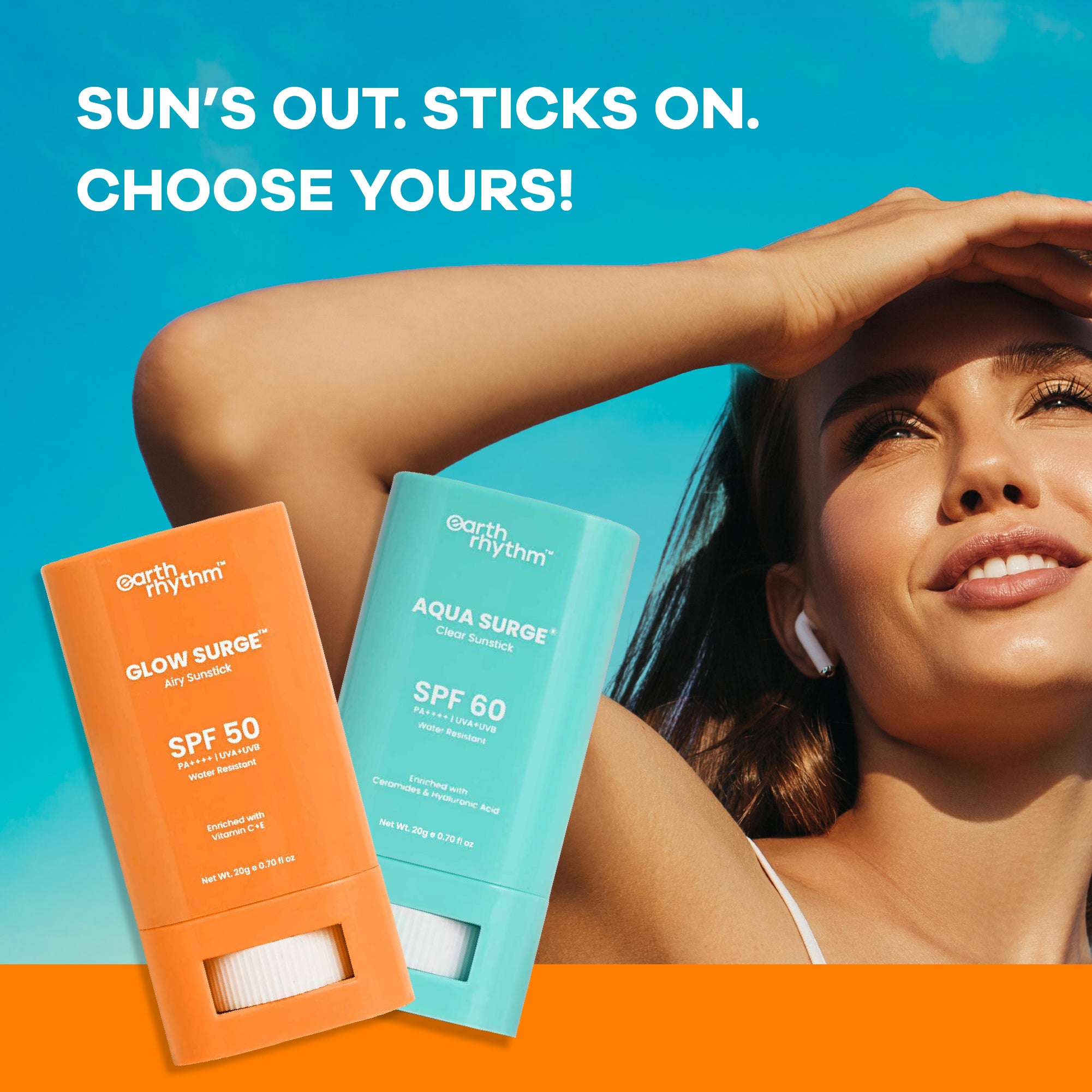 GLOW SURGE SUNSTICK SPF 50 SUNSCREEN STICK
