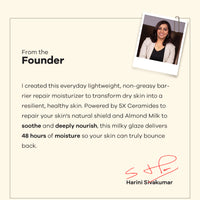 Bounce Back Barrier Repair Face Moisturizer with Almond Milk & Ceramides