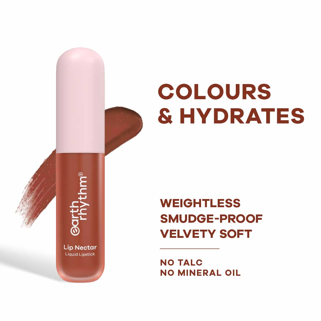 Lip Nectar Matte Liquid Lipstick | Weightless, Never Drying | No Mineral Oil - 5g