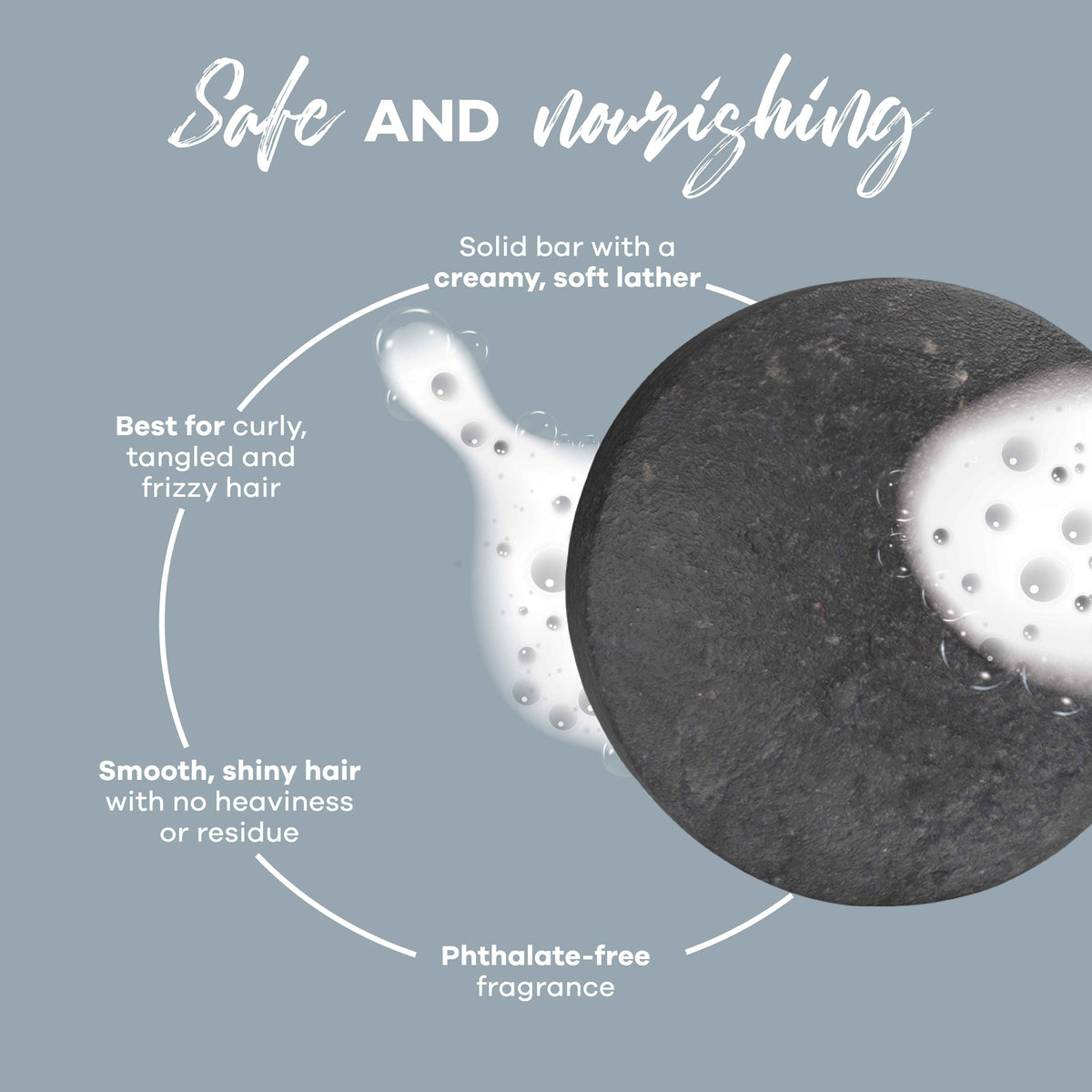 BAMBOO CHARCOAL SHAMPOO BAR - 80g