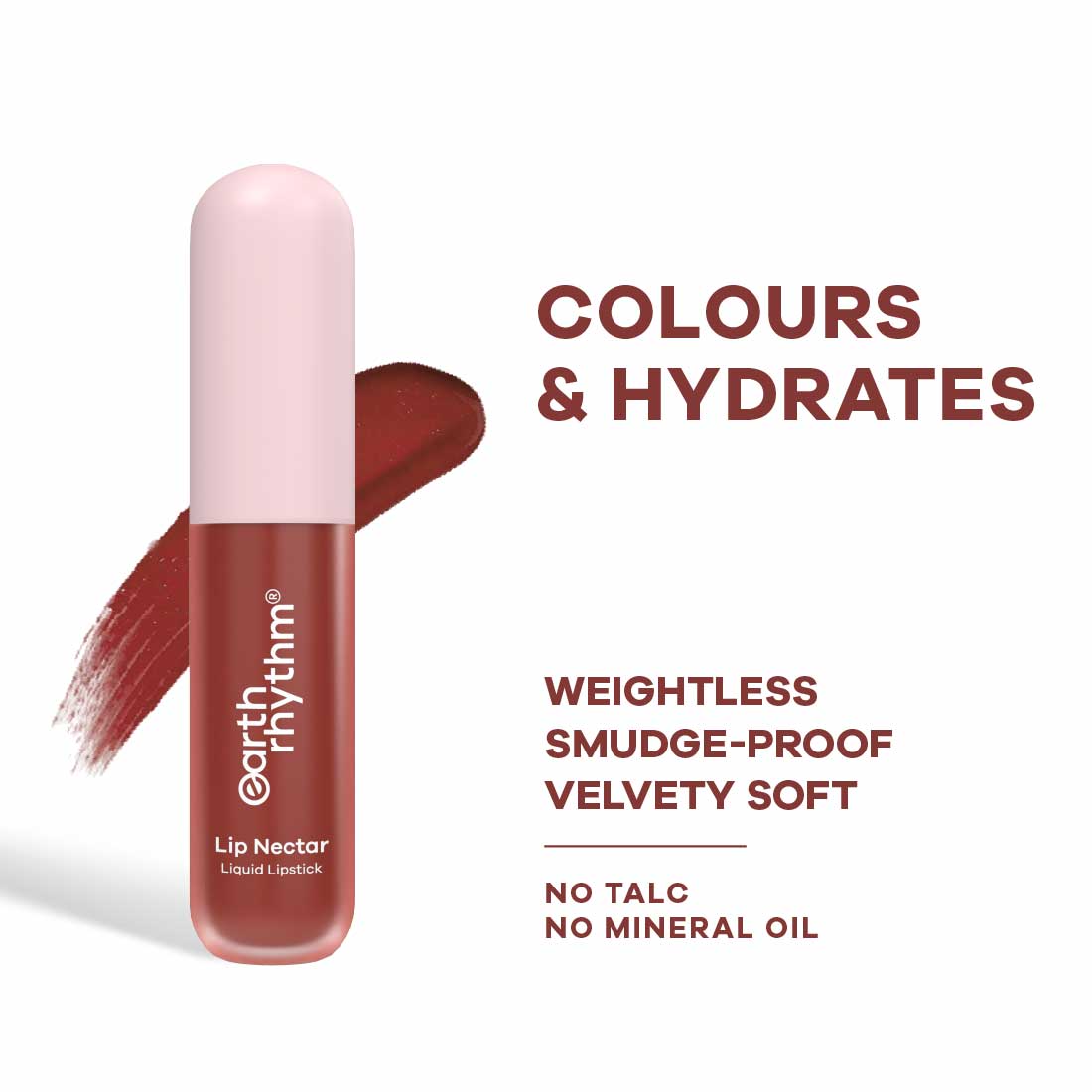 Lip Nectar Matte Liquid Lipstick | Weightless, Never Drying | No Mineral Oil - 5g
