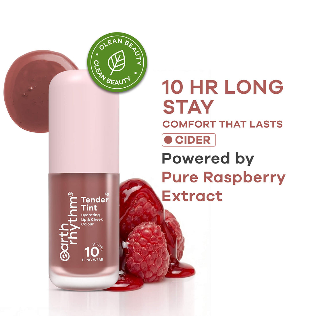 Tender Tint for Lip & Cheek with Pure Plant Pigments 10 H Stay - 5g