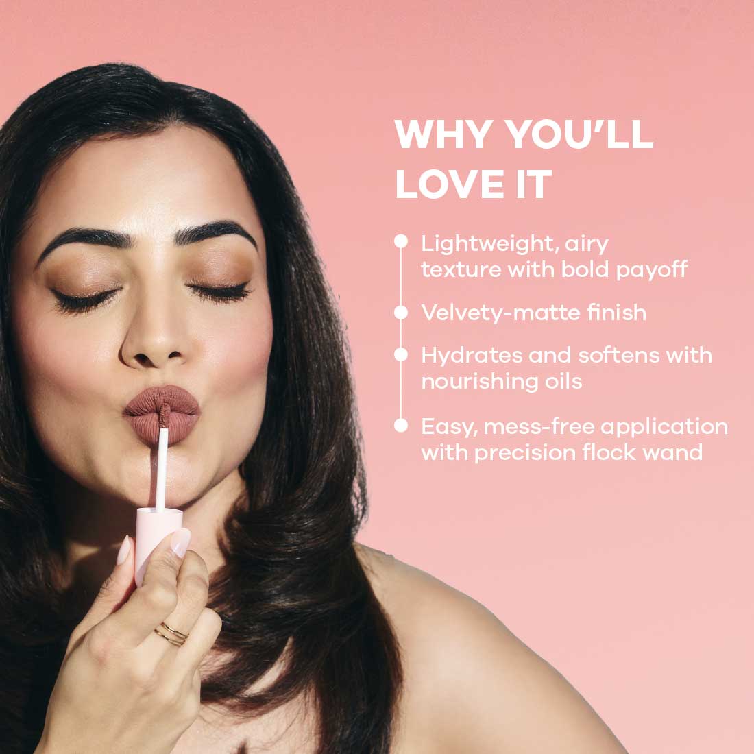 Lip Nectar Matte Liquid Lipstick | Weightless, Never Drying | No Mineral Oil - 5g