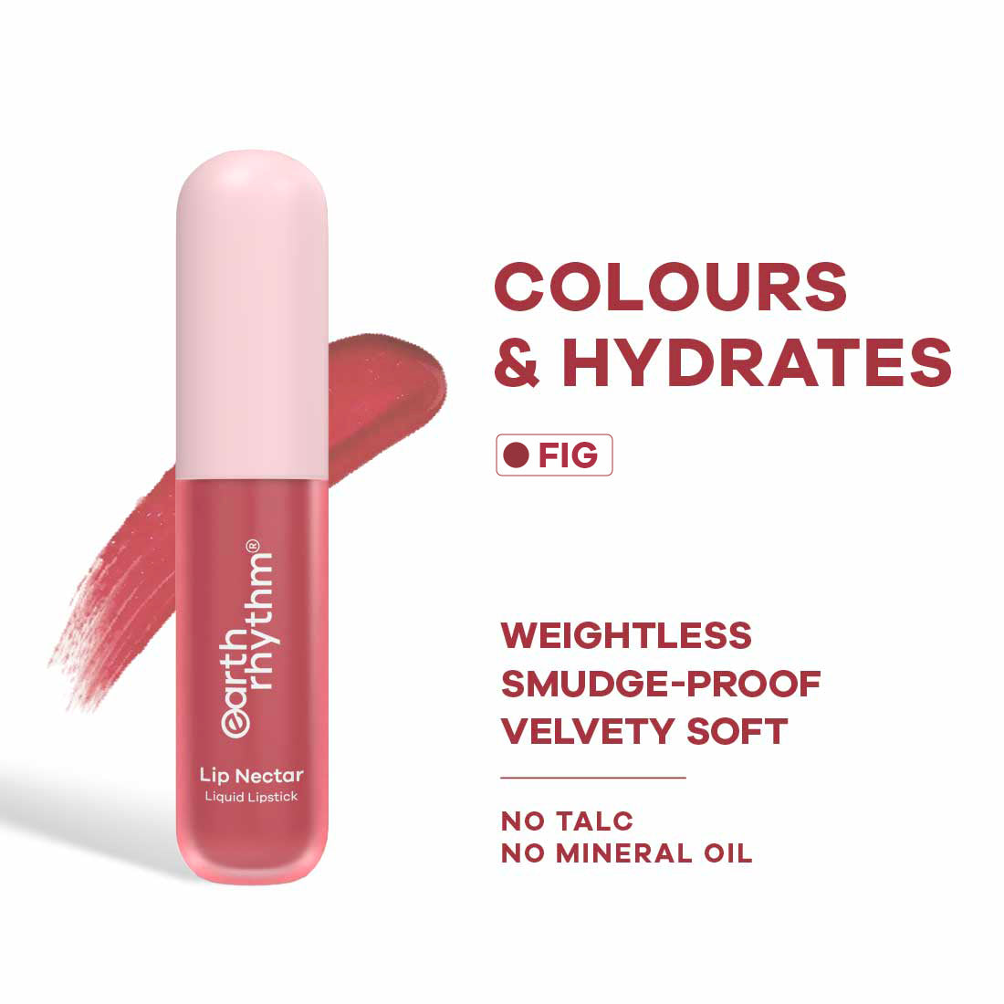 Lip Nectar Matte Liquid Lipstick | Weightless, Never Drying | No Mineral Oil - 5g