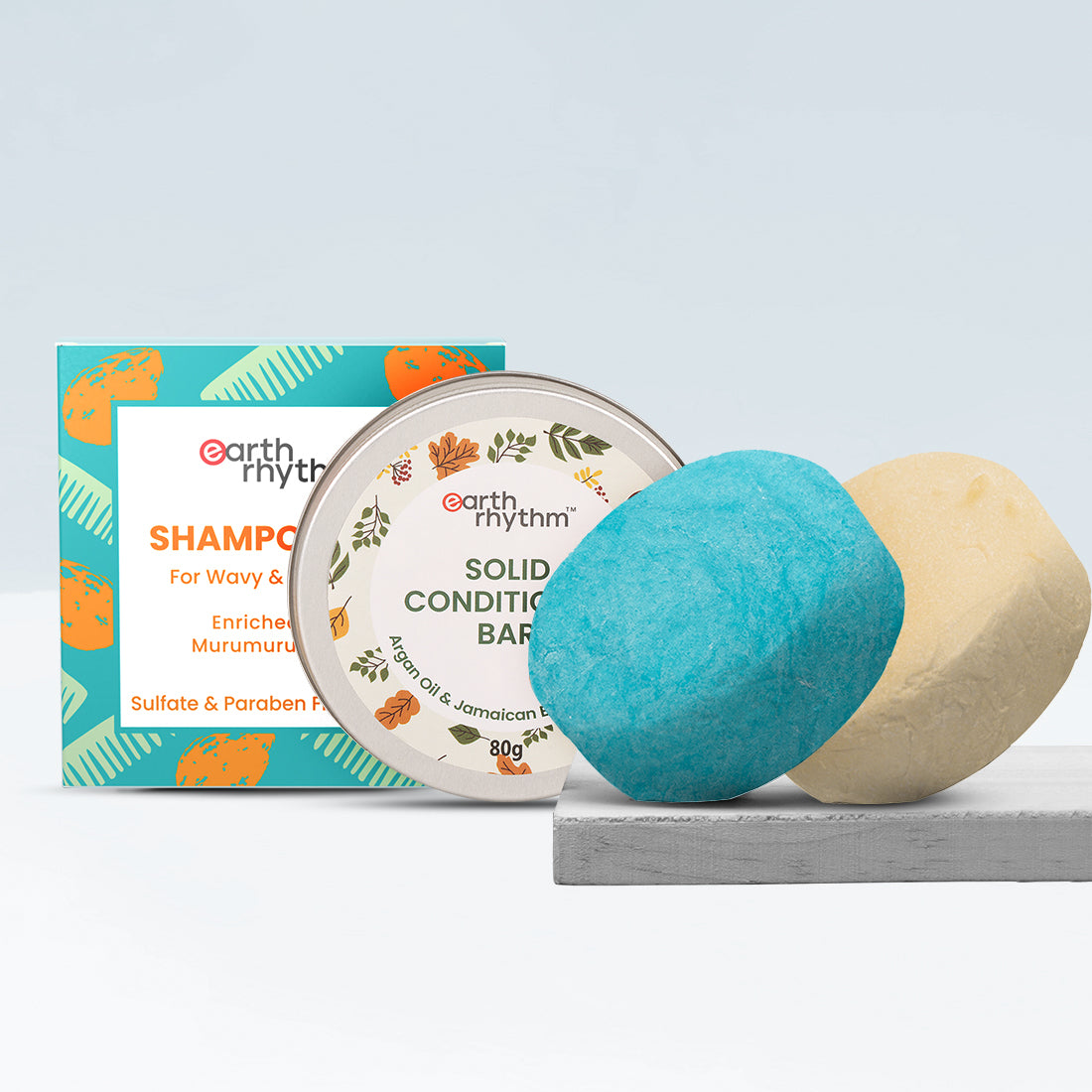 SHAMPOO & CONDITIONER BAR FOR CURLY & WAVY HAIR