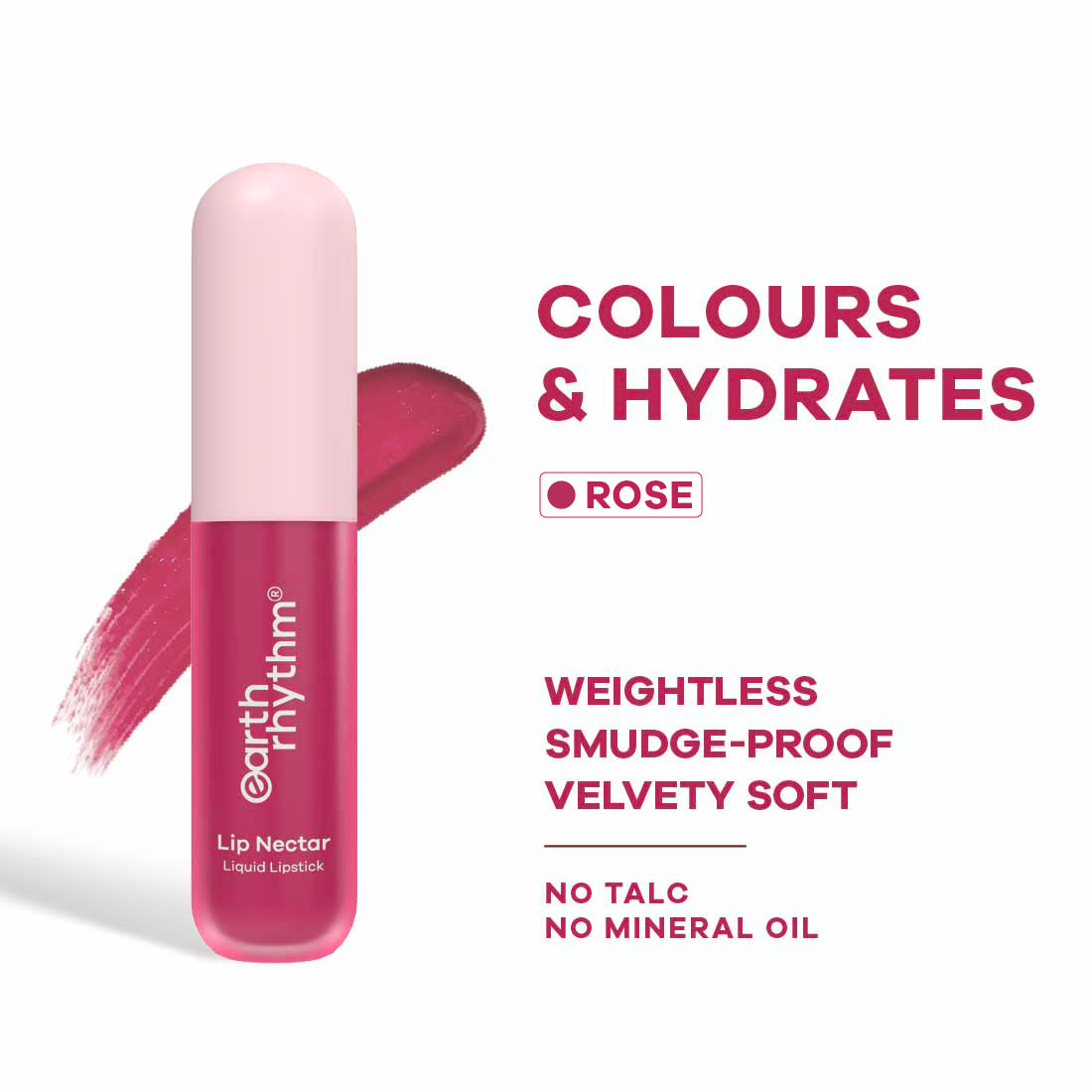 Lip Nectar Matte Liquid Lipstick | Weightless, Never Drying | No Mineral Oil - 5g