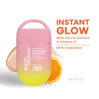 Rosy Ritual Glow Tinted Sunscreen SPF 50 PA ++++ with Vitamin C,No Oxybenzone - 50gm