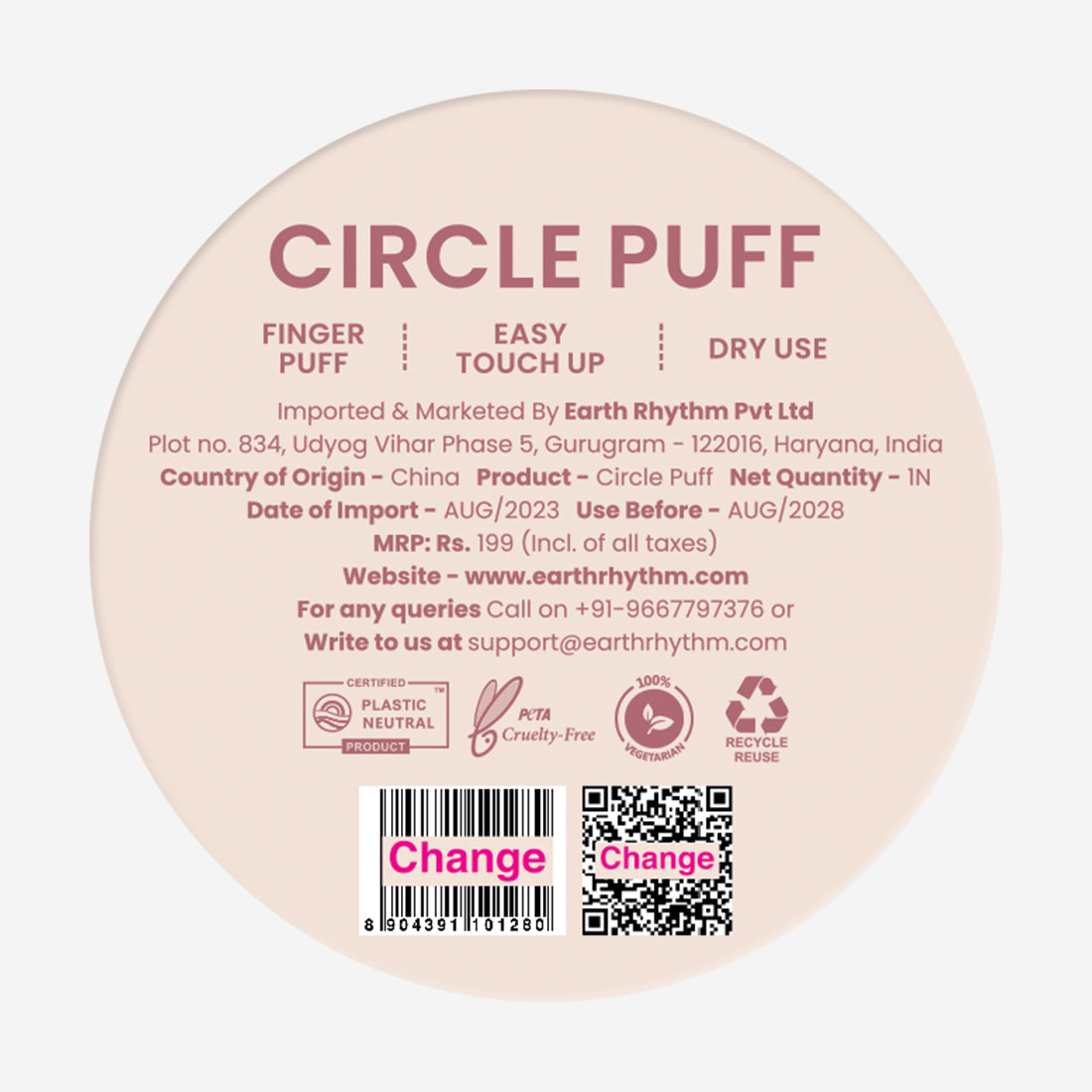 MAKEUP PUFF CIRCLE