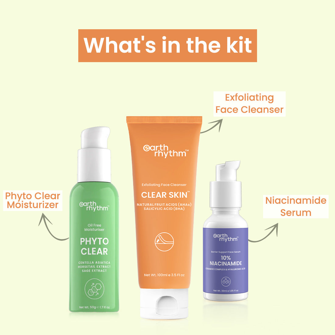 earth rhythm oily acne prone skin care kit