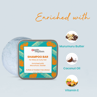 MURUMURU SHAMPOO BAR FOR DRY, CURLY & WAVY HAIR - (TIN PACK OF 2 )