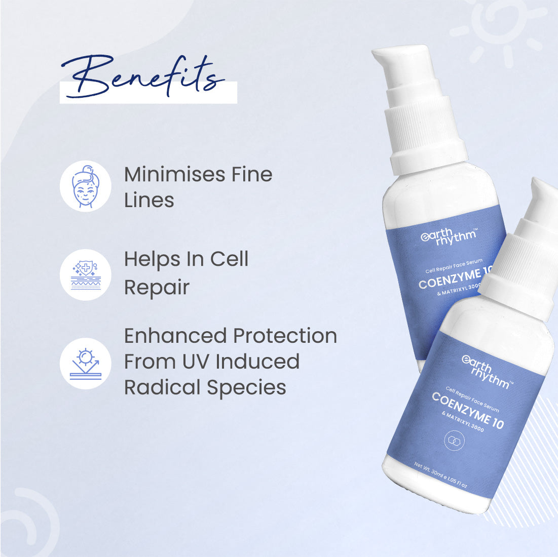 coenzyme cell repair face serum benefits