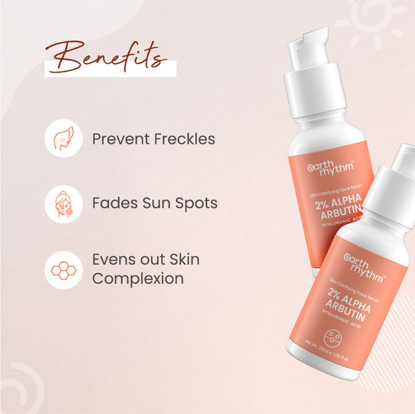 2% ALPHA ARBUTIN + HYALURONIC ACID - SKIN CLARIFYING SERUM